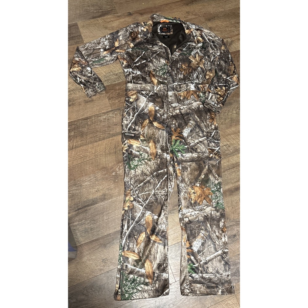 Walls Coveralls scentrex Mens L Tall Real tree Camo Hunting Outdoors Lightweight